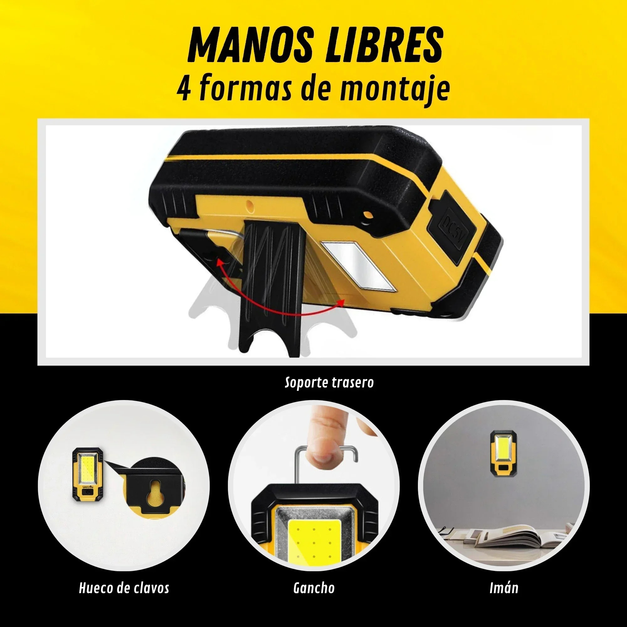 휴대용 4000mAh 충전식 작업등 초강력 COB 손전 - Outdoor Lighting Replacement Bulbs 리뷰 및 가격