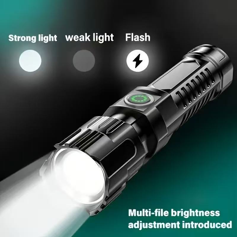새로운 고출력 LED 손전등 USB 충전식 토치 내장  - Outdoor Lighting Replacement Bulbs 리뷰 및 가격