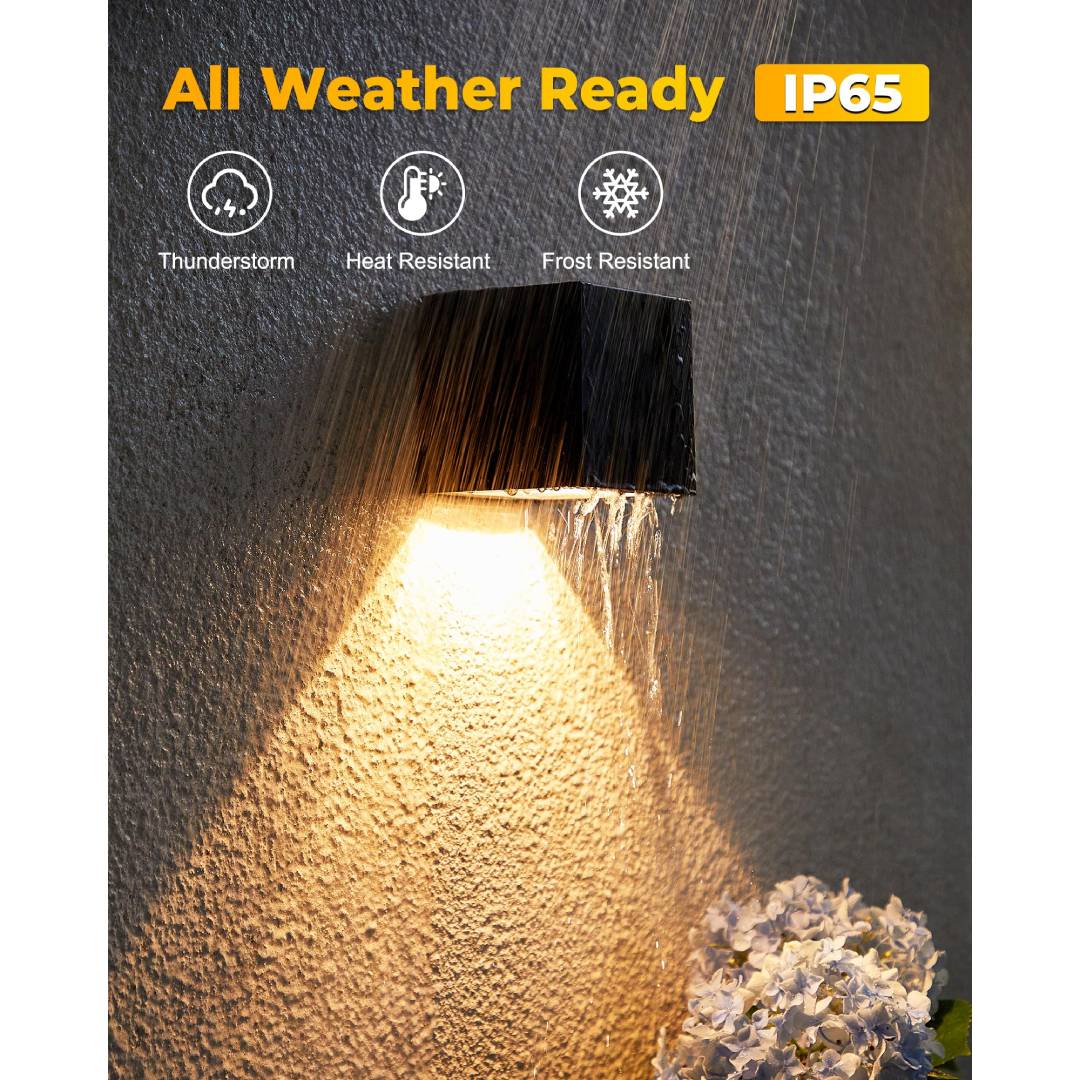 야외 태양광 벽등 사각형 모던 태양광 벽 조명 방수 다 - Outdoor Lighting Sconce 리뷰 및 가격