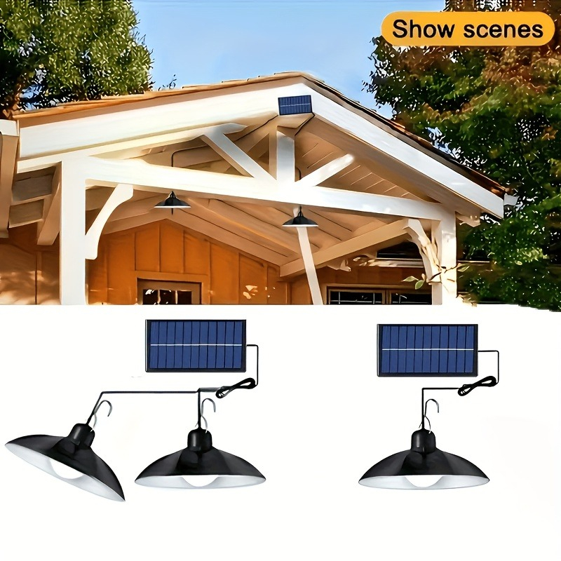 1개 태양광 펜던트 조명 야외 LED 램프 이중/단일  - Outdoor Lighting Modern 리뷰 및 가격