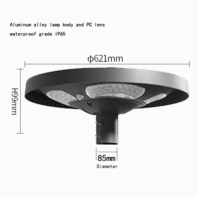 방수 IP65 UFO 태양광 LED 정원 가로등 30W - Outdoor Lighting With Sensor 리뷰 및 가격