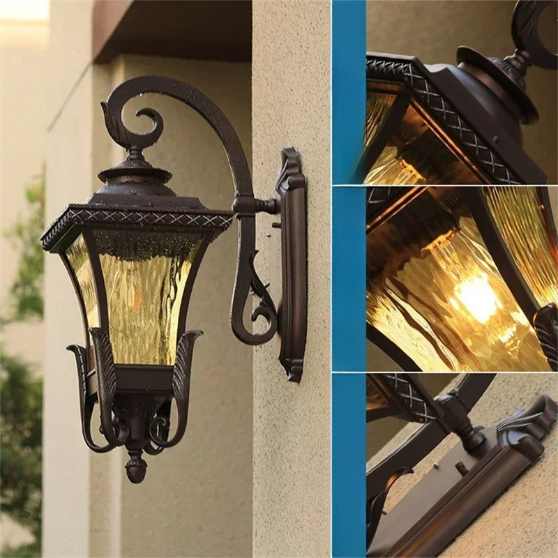 빌라 커뮤니티 유럽식 야외 벽등 방수 두꺼운 고급 벽등 - Xl Outdoor Lighting 리뷰 및 가격