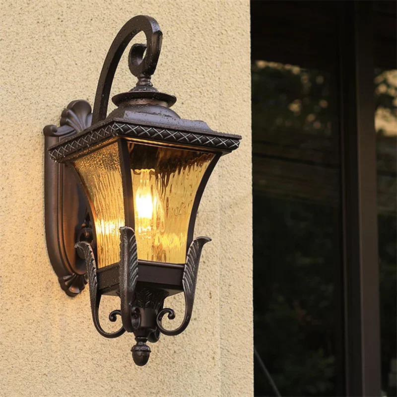 빌라 커뮤니티 유럽식 야외 벽등 방수 두꺼운 고급 벽등 - Xl Outdoor Lighting 리뷰 및 가격