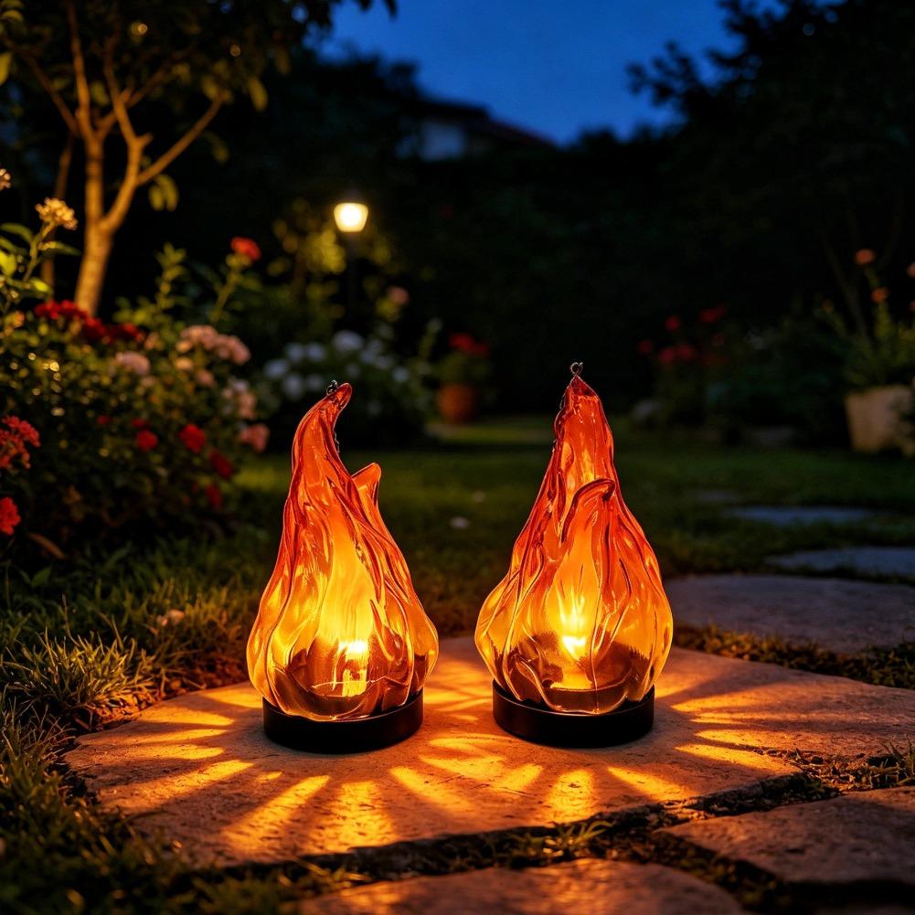 태양열 불꽃 모양 걸이형 랜턴 조명 IP65 방수 깜빡 - Solar Lantern Hanging 리뷰 및 가격