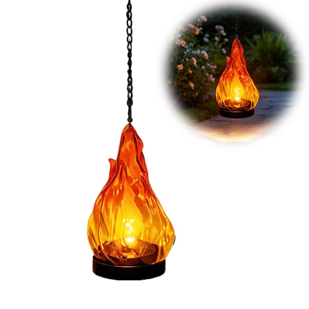 태양열 불꽃 모양 걸이형 랜턴 조명 IP65 방수 깜빡 - Solar Lantern Hanging 리뷰 및 가격