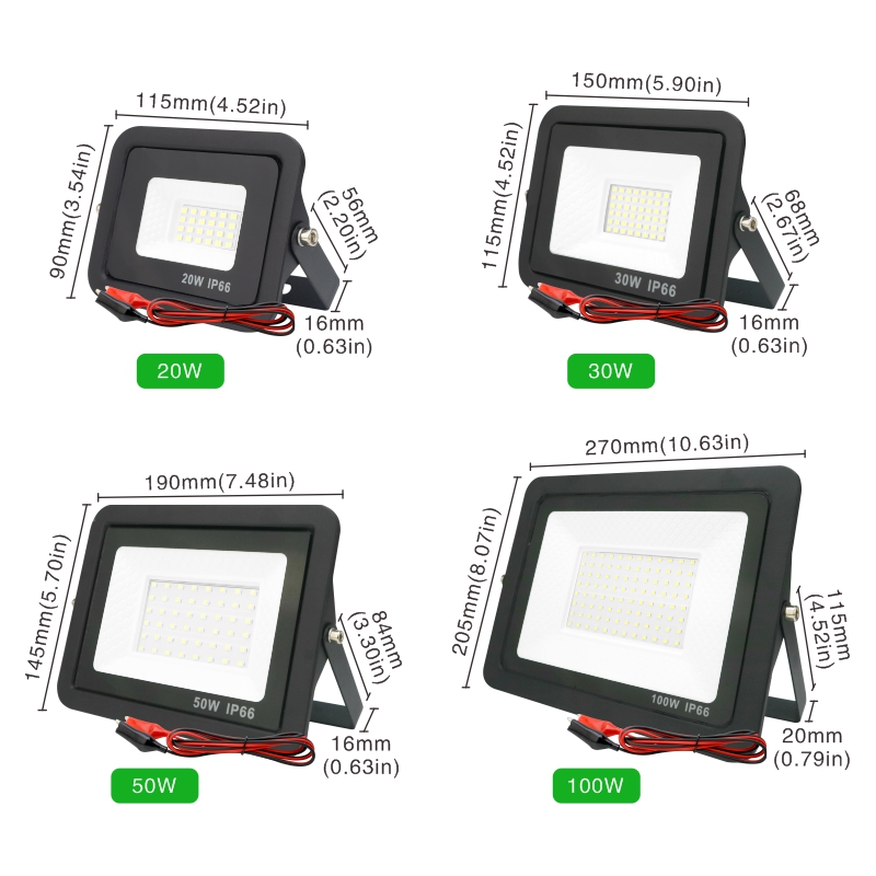 20W 30W 50W 100W DC12V Led 홍수  - Outdoor Lighting Volt 리뷰 및 가격