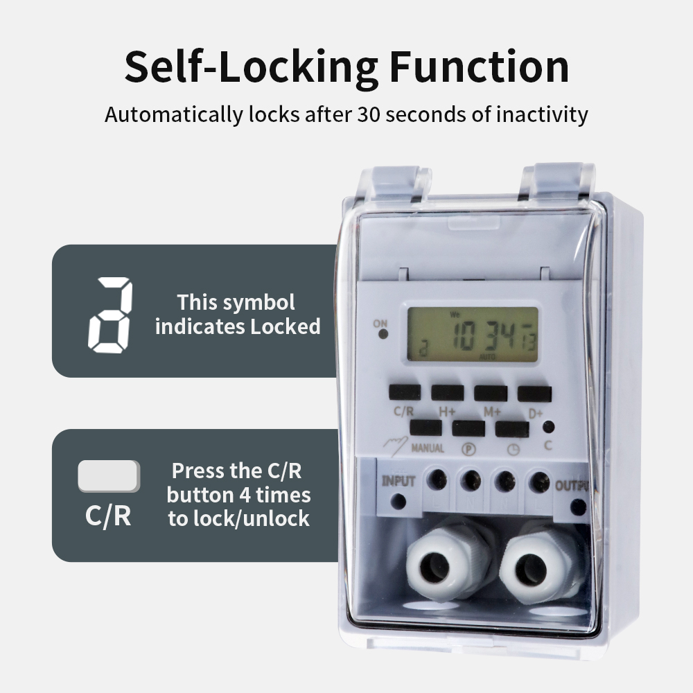 TNCE 30A 타이머 스위치, 방수 220V 타임 컨 - Outdoor Lighting Timer Switch 리뷰 및 가격