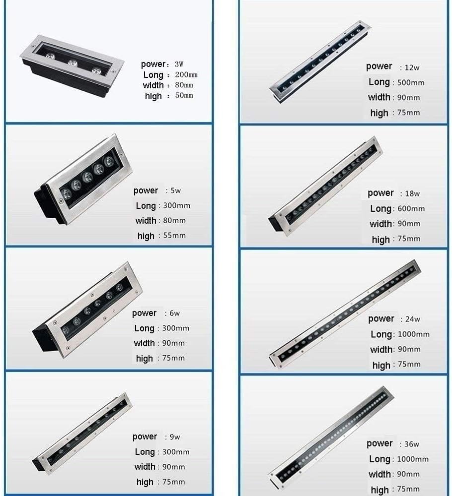 IP67 방수 직사각형 매립형 LED 지중등 야외 정원 - Ground Light Recessed 리뷰 및 가격