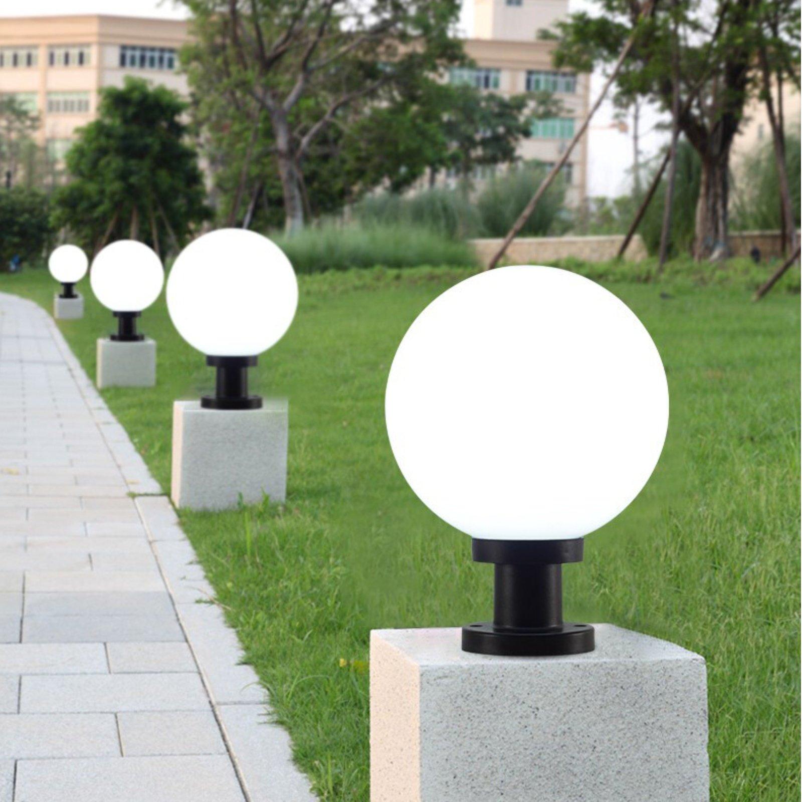 황혼부터 새벽까지 야외 조명 램프 구형 태양광 기둥 램 - Outdoor Lighting Modern 리뷰 및 가격