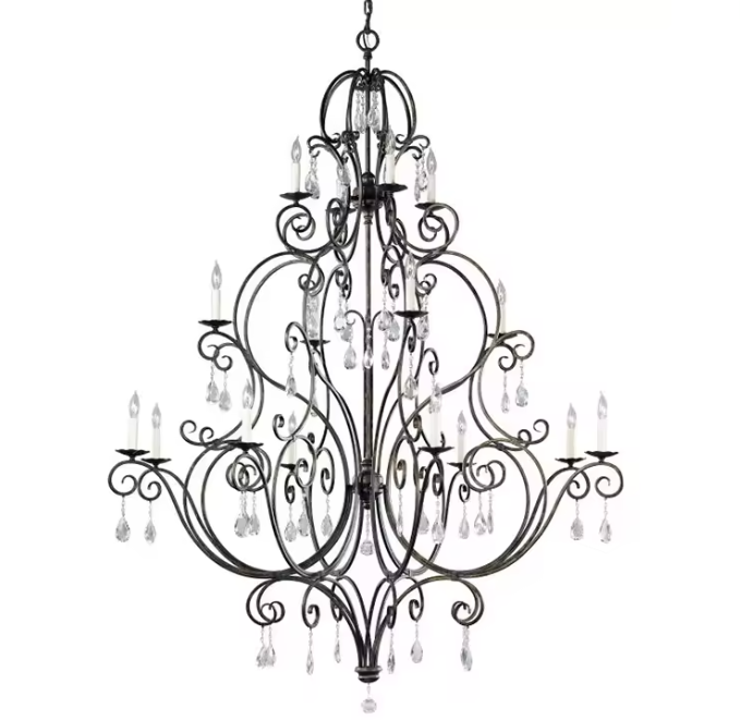 질라이트닝 우아한 펜던트 조명 레트로 블랙 메탈 야외  - Outdoor Lighting Chandelier 리뷰 및 가격