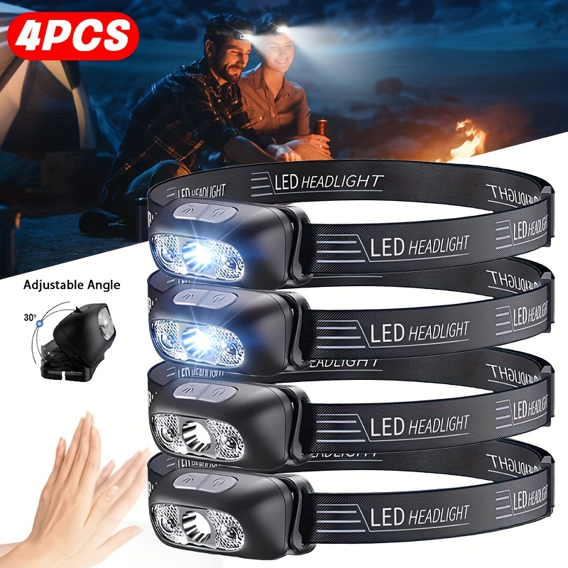 강력한 센서 조절식 LED 헤드 플래시 라이트 USB  - Outdoor Lighting With Sensor 리뷰 및 가격