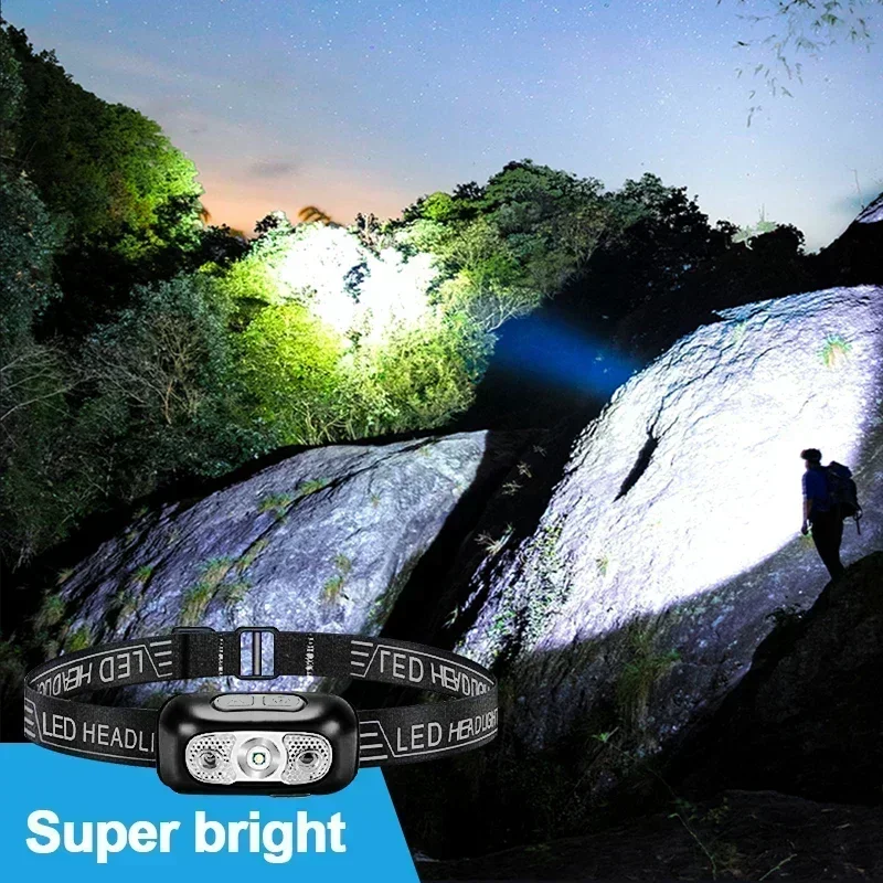 강력한 센서 조절식 LED 헤드 플래시 라이트 USB  - Outdoor Lighting With Sensor 리뷰 및 가격